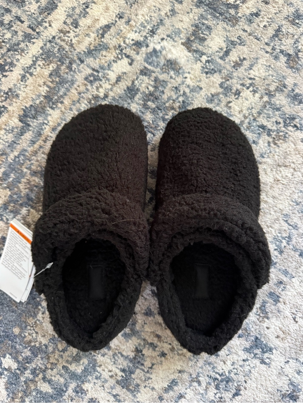 CROCS Black Sherpa Slip-On Clogs